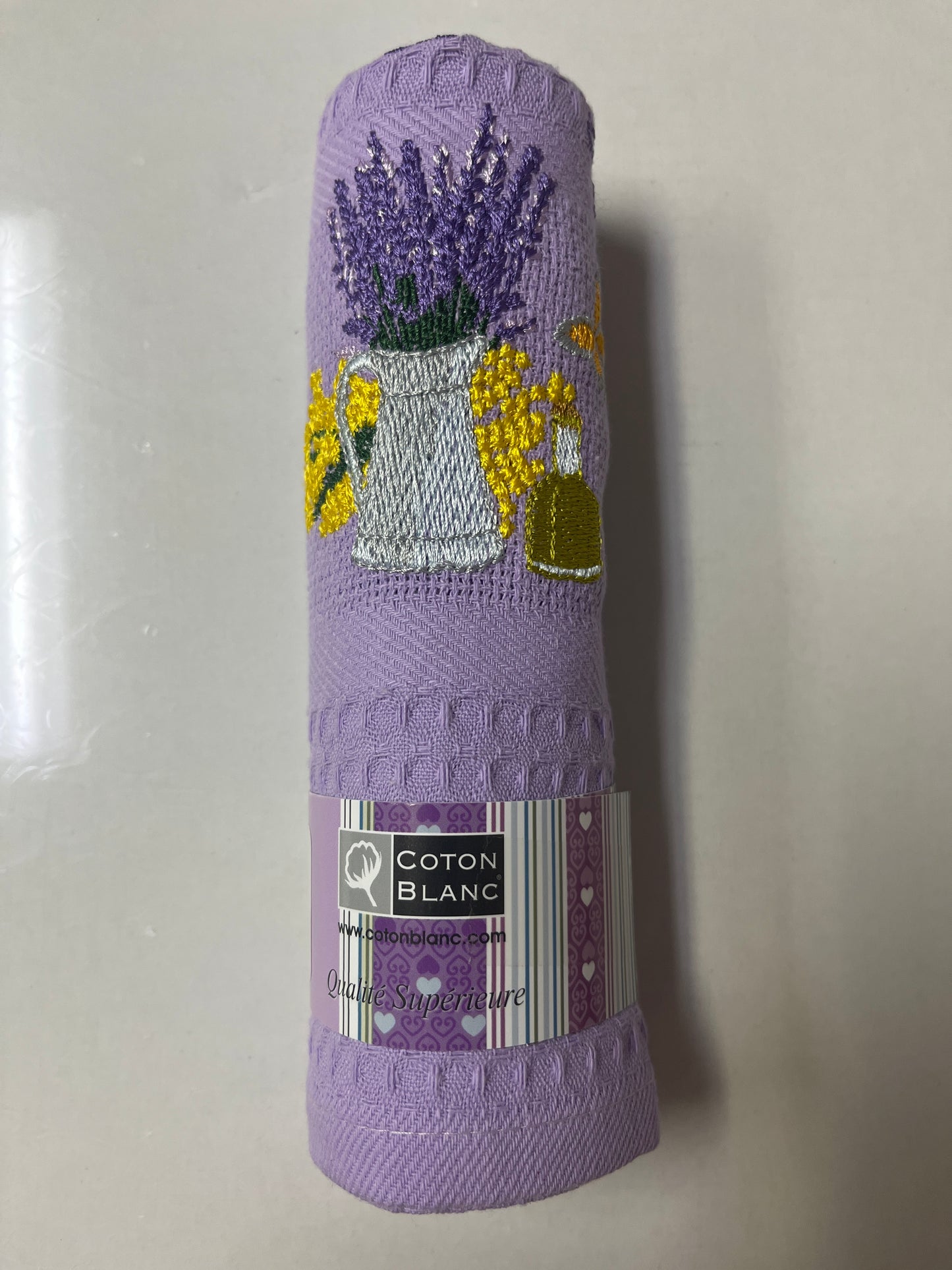 Dishtowel Butterfly Lavender color