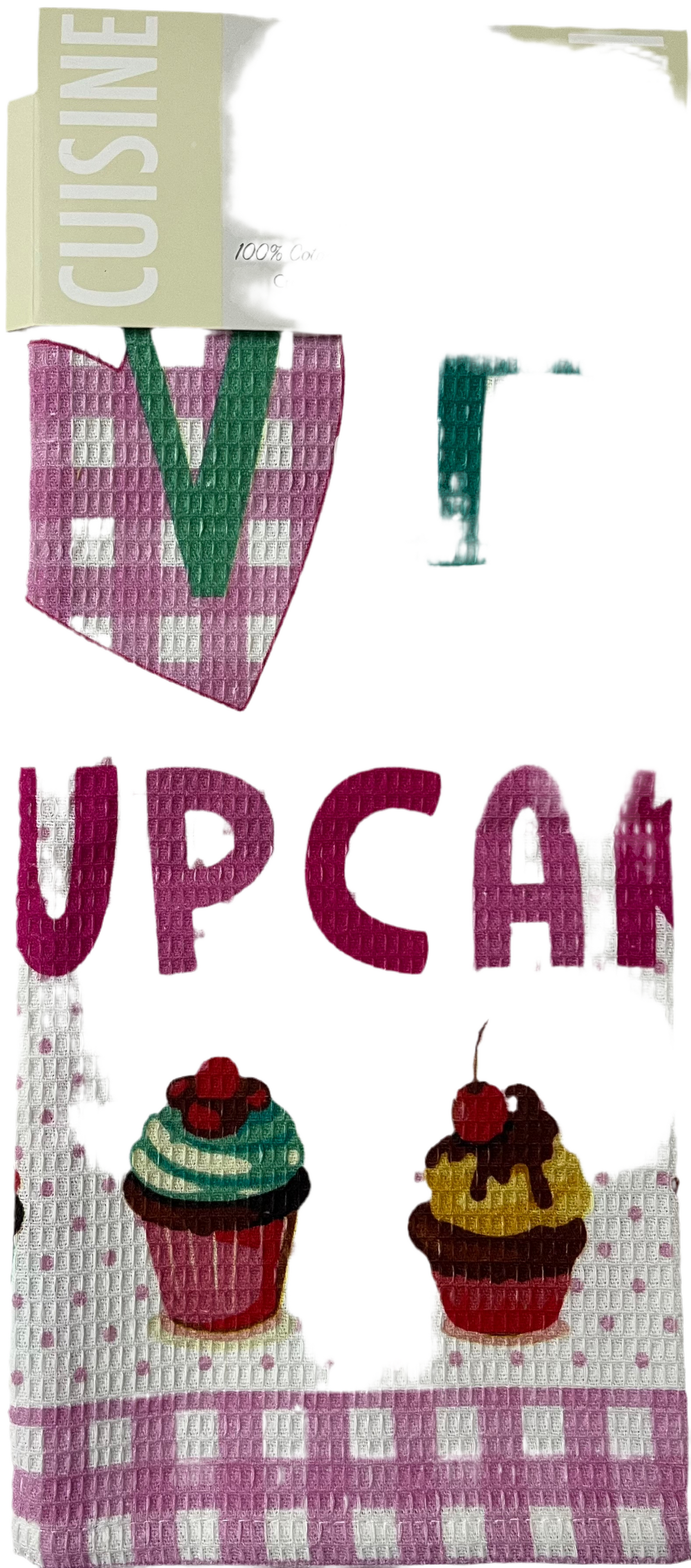 Cupcake dishtowel