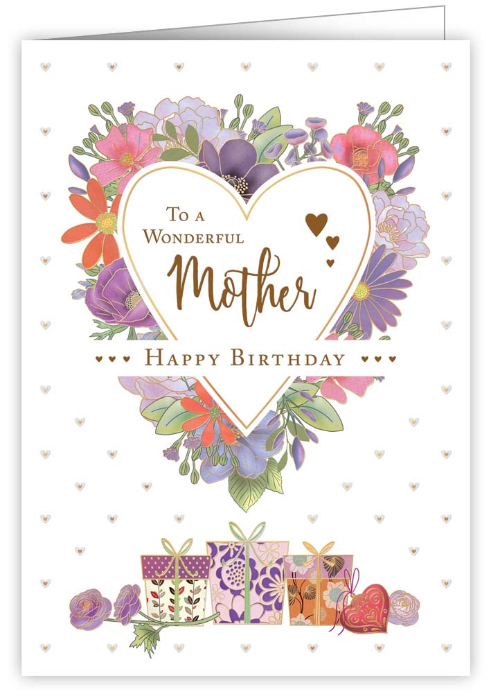 To a Lovely Mother Birthday Card