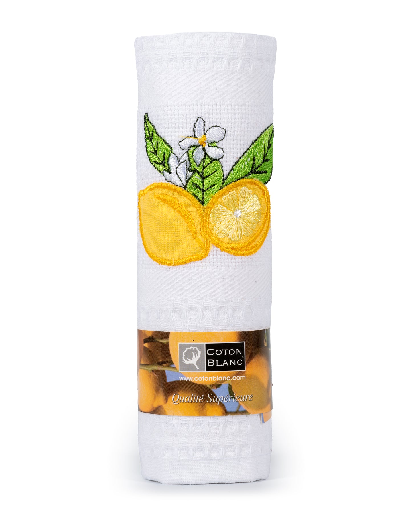 White Lemons dishtowel