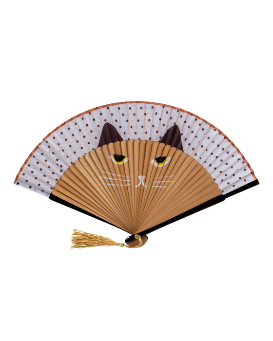 Beige Cat Fan