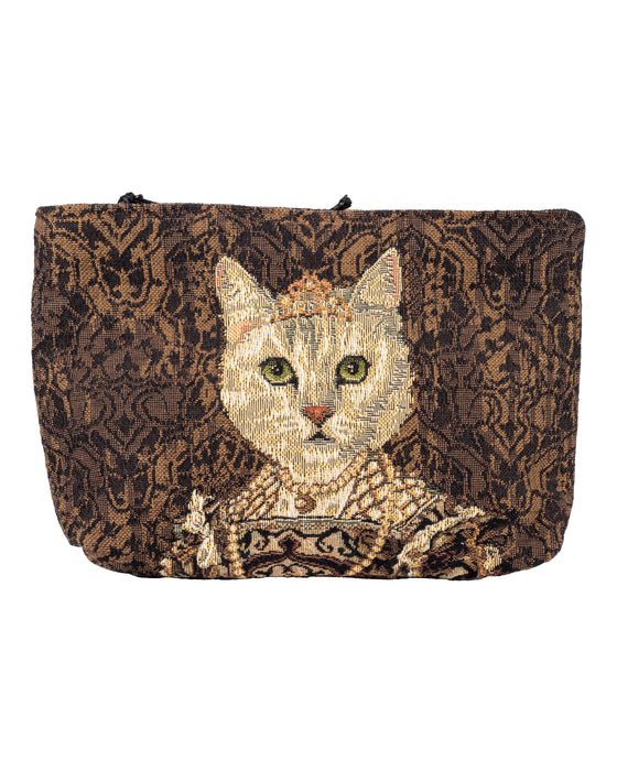 Cat Crown B Cosmetic Bag