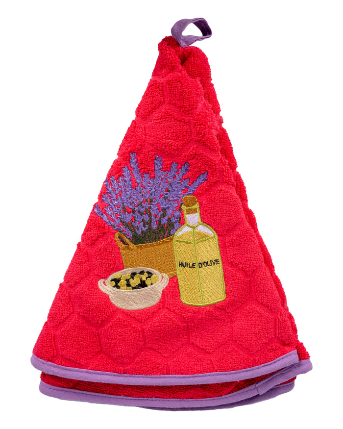Round Terry Cloth Dish Towels