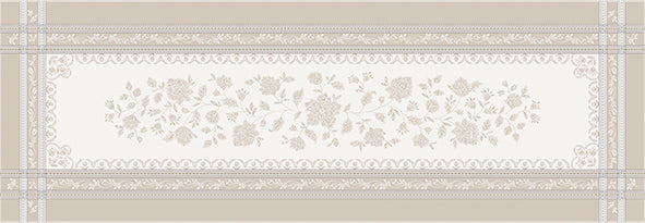 Ramatuelle Ecru Jacquard Runner