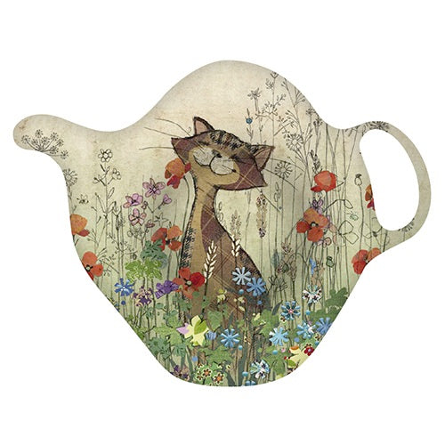 Poppy Garden Cat Tea Bag Holder