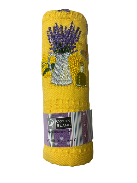Dishtowel Butterfly Yellow
