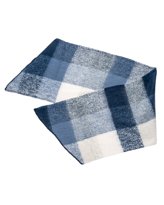 Blue Plaid Scarf