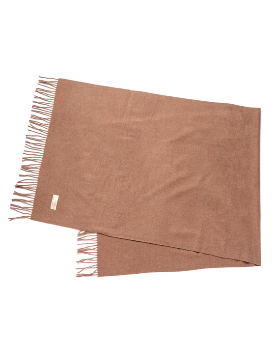 Brown Coffee Warm Cashmere Scarf