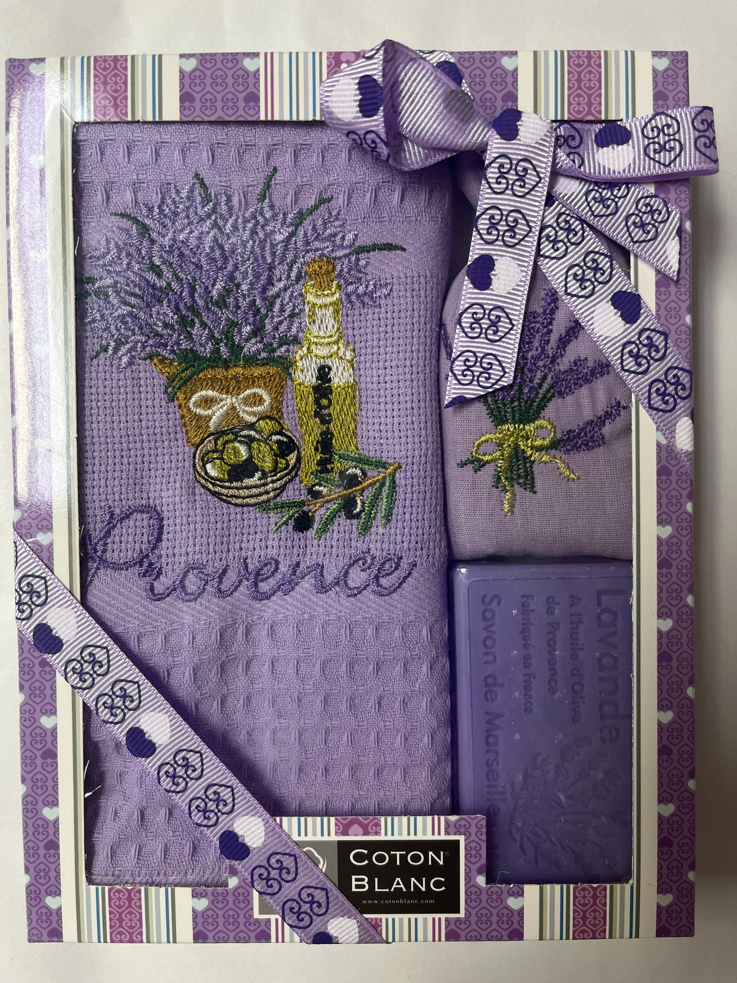 Provence Lavender Pot Purple gift set