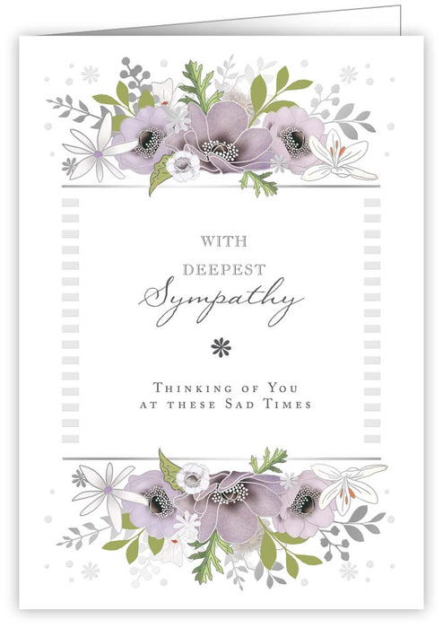 With Deepest Sympathy Lavender