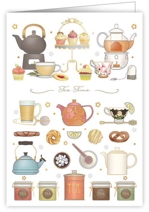 Tea Time Greeting Card