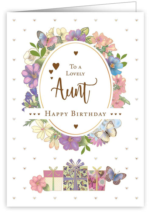 To a Lovely Aunt Birthday Card