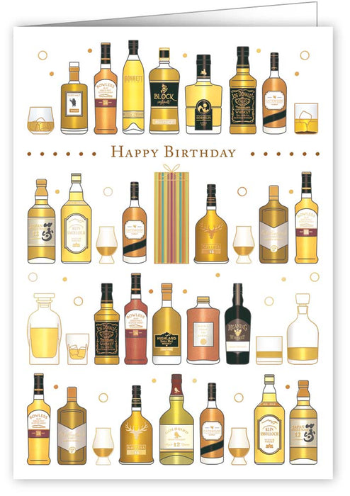 Whiskey Lover Birthday Card