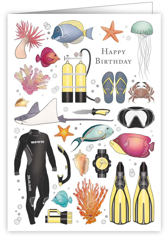 Scuba Diving Greeting Card