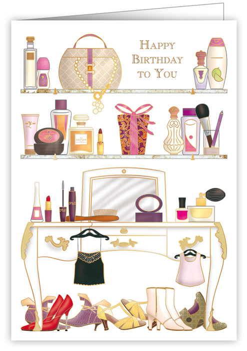 Beauty Birthday Card