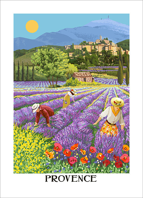 Cueillette Lavande Tea Towel