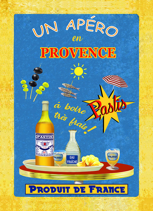 Pastis Tea Towel