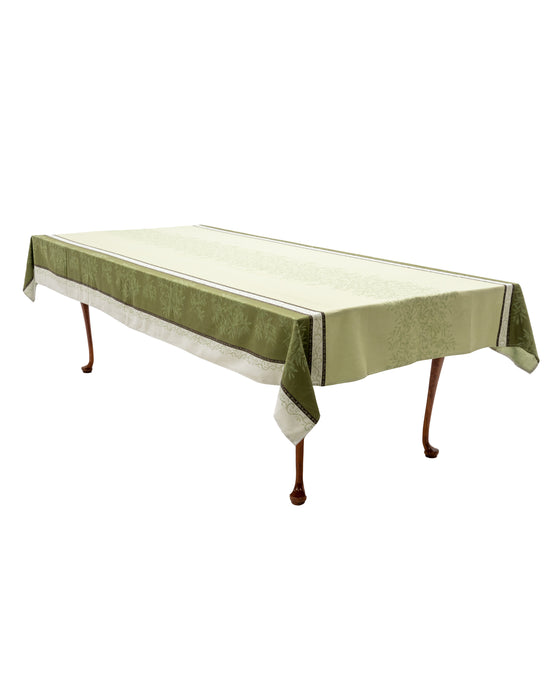118" Olive Green jacquard