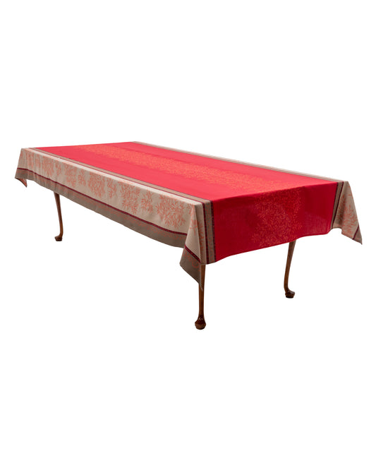 118"Jacquard Olive Red