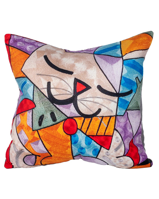 Picasso Cat Pillow