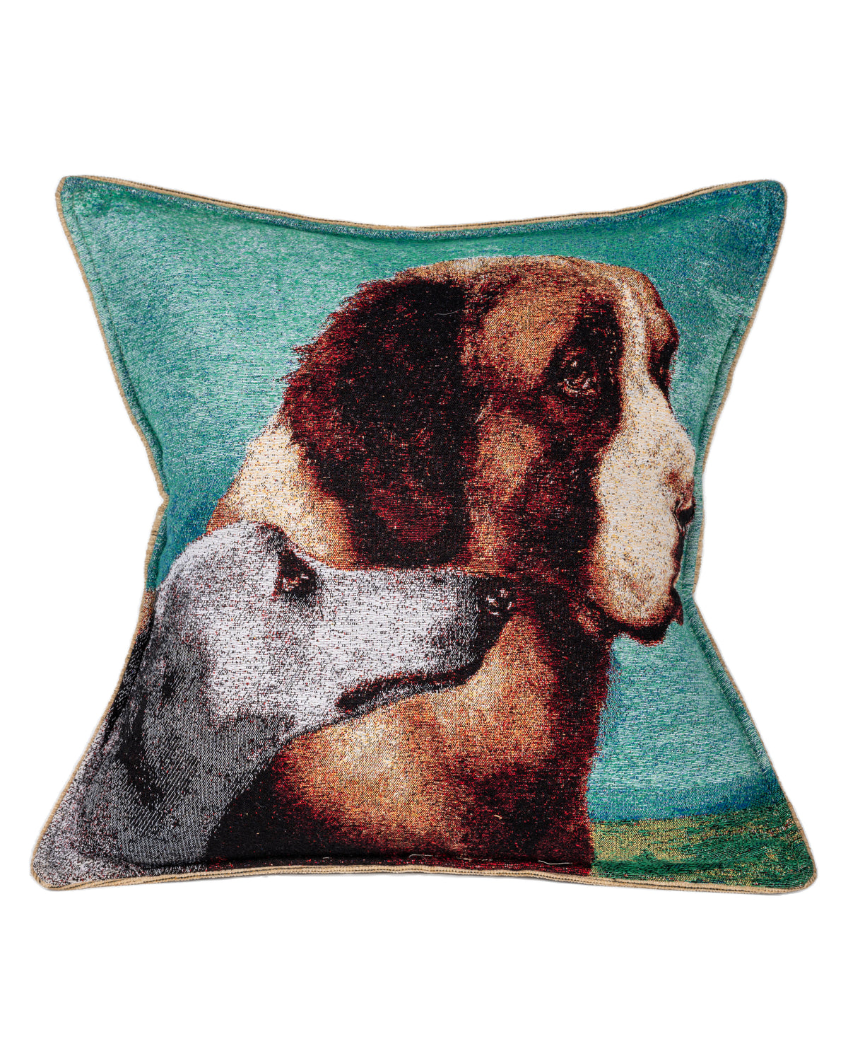 Two Dogs Pillowcase Decors de France