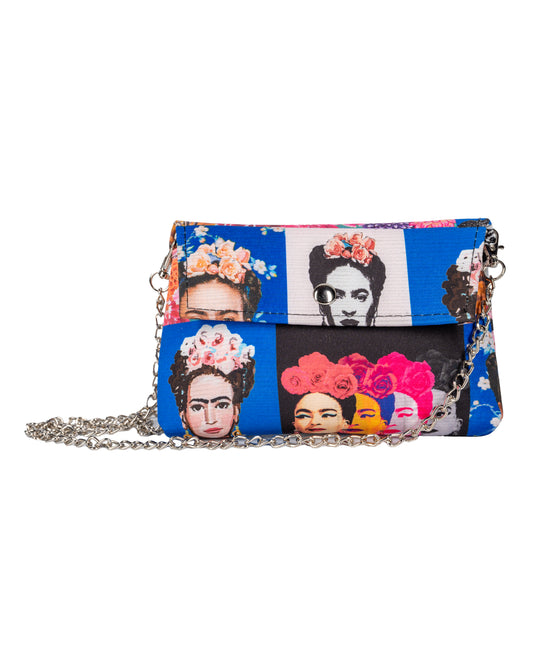 Frida Kahlo Purse Blue