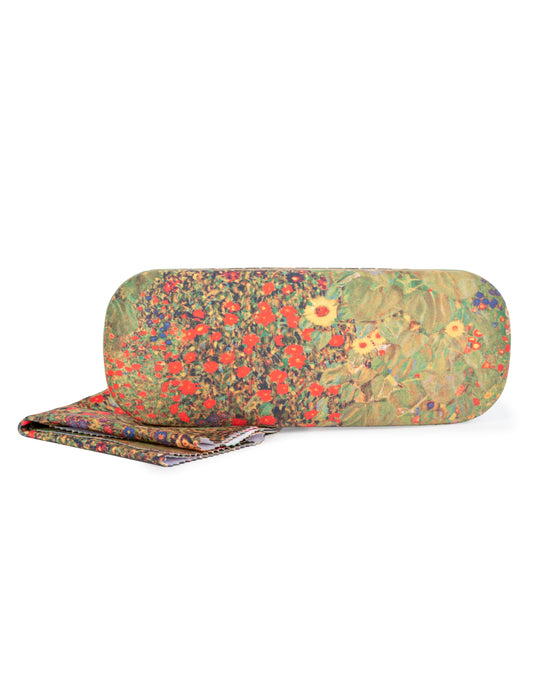 Klimt Flower Garden Eyeglass Case