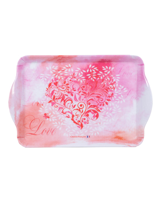 Pink Heart tray