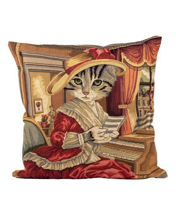 7433 Cat Writer pillow