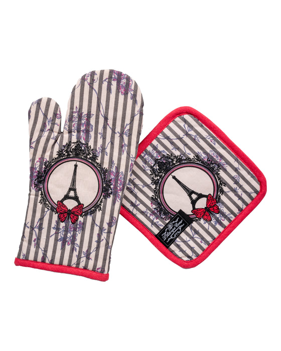 Belle Epoque Oven Mitt & Pot Holder