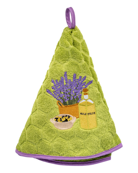 Lavender & Olive Oil Green Terry Cloth