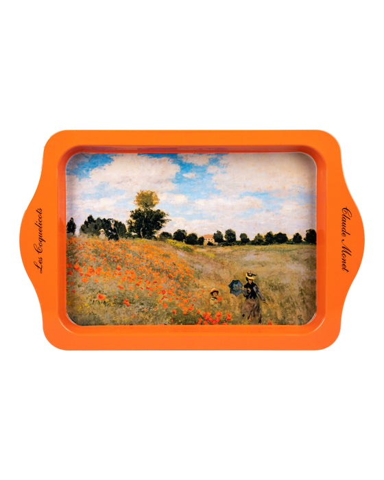 Claude Monet Poppy Field tray