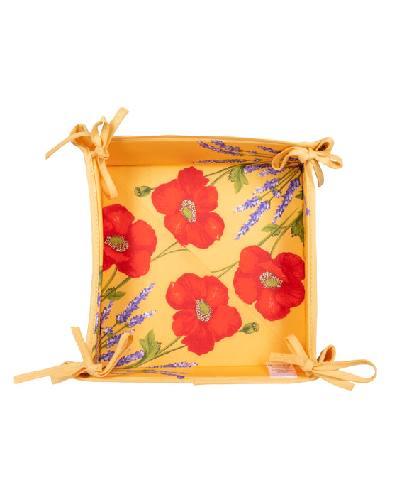 Poppy Yellow Bread Basket