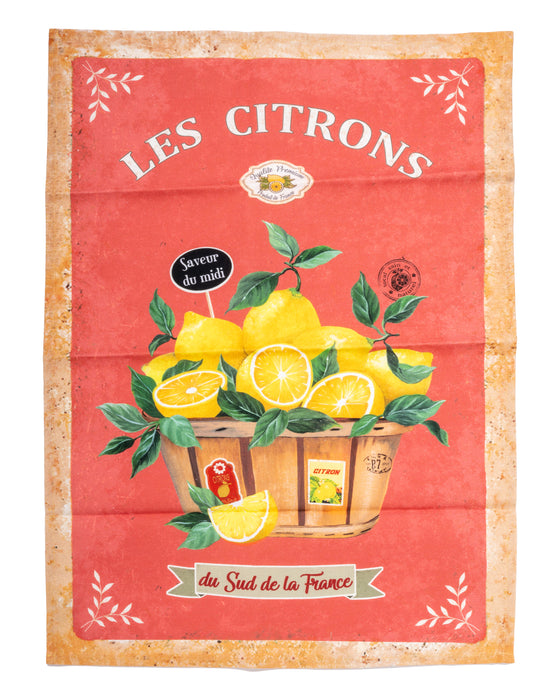 Citron du Midi Tea Towel
