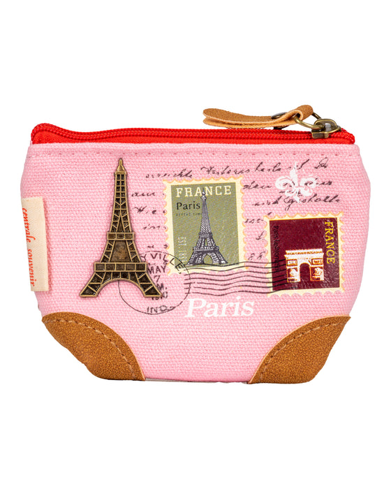 Pink Paris Coin Purse