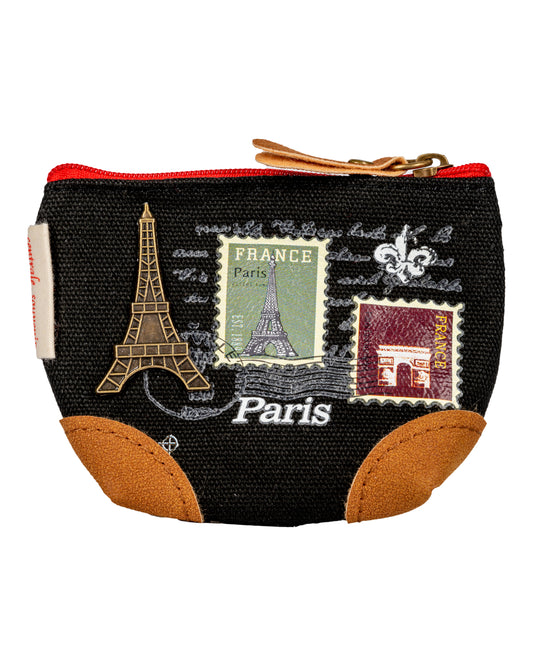 Black Paris Coin Purse
