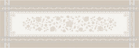 Ramatuelle Ecru Jacquard Runner