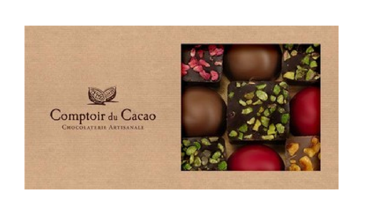 Comptoir du Cacao Flaky Praline Squares