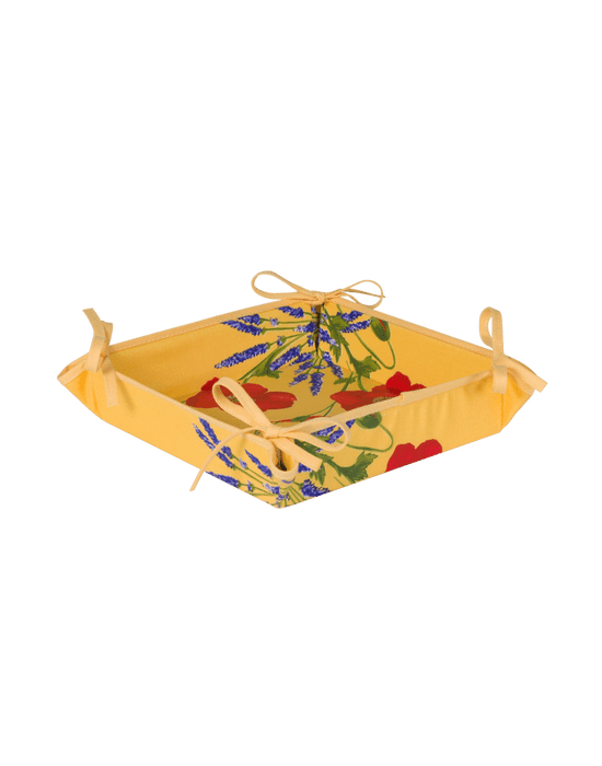 Poppy Yellow Bread Basket